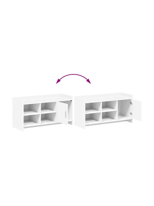 Dulap Pentru Pantofi Din Lemn 100x39,5x51cm