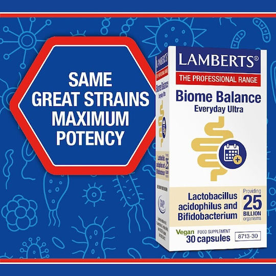 Lamberts Biome Balance Everyday Ultra Συμπλήρωμα με Προβιοτικά 30 κάψουλες