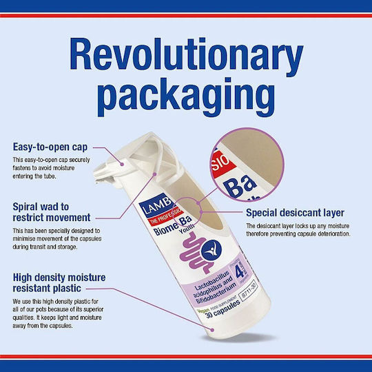 Lamberts Biome Balance Youth with Probiotics and Prebiotics 30 caps