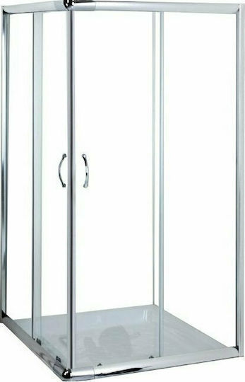 Crown 4000 SC 102 Καμπίνα Ντουζιέρας με Συρόμενη Πόρτα Clear Glass Crown 4000 SC 102 Καμπίνα Ντουζιέρας με Συρόμενη Πόρτα Clear Glass