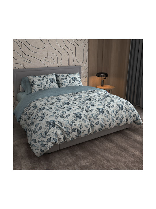 Charalambidis Textiles Salonica Σετ Μαξιλαροθήκες Πετρόλ 52x72εκ.
