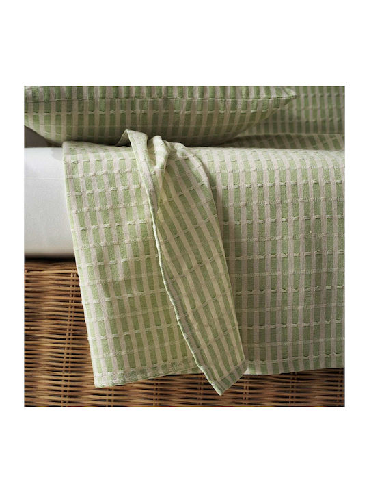 Gofis Home Elysia Armchair Throw 180x180cm Garden Green