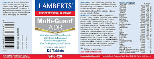 Lamberts Multi-Guard ADR Πολυβιταμίνη για Ενέργεια 60 ταμπλέτες