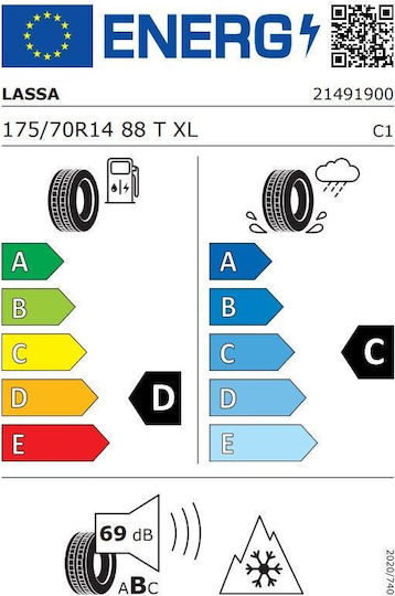 Lassa 175/70R14 88T XL Winter Anvelopă pentru Automobil