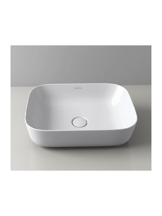 Soncera Sofia 01 Countertop Sink Porcelain 50x36.5x14.5cm White