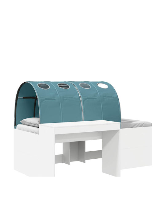 Kinderbett Hochbett Einzel Weiß