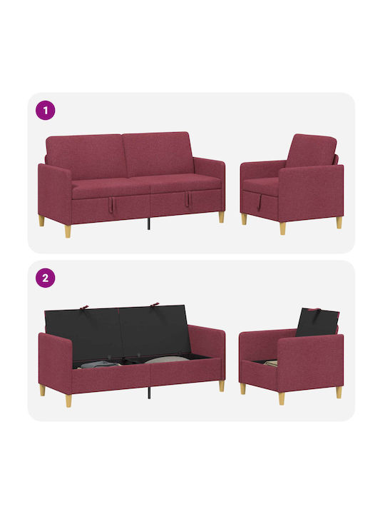 Set Mobilă Living Scaun Cu 2 Locuri și Fotoliu