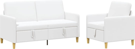 vidaXL Wohnzimmermöbel-Set 2-Sitzer & Sessel