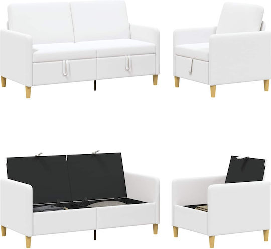 vidaXL Wohnzimmermöbel-Set 2-Sitzer & Sessel