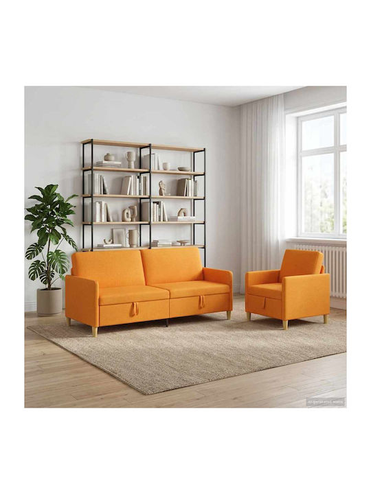 vidaXL Wohnzimmermöbel-Set 2-Sitzer & Sessel
