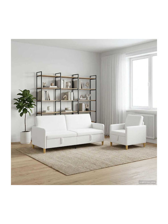 vidaXL Wohnzimmermöbel-Set 2-Sitzer & Sessel
