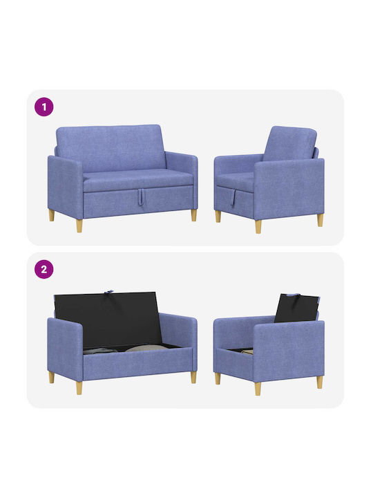 Living Room Furniture Set 2-Seater & Armchair