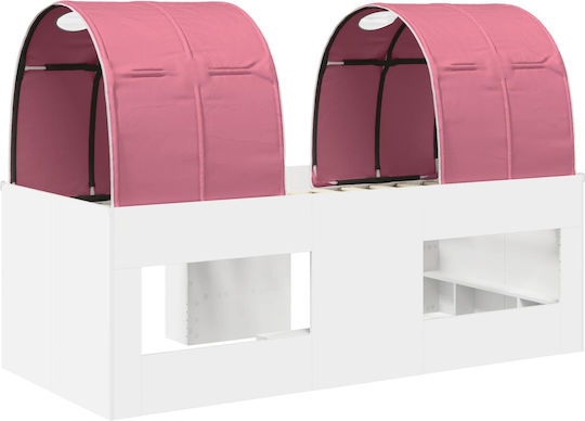 Kinderbett Hochbett Einzel Weiß