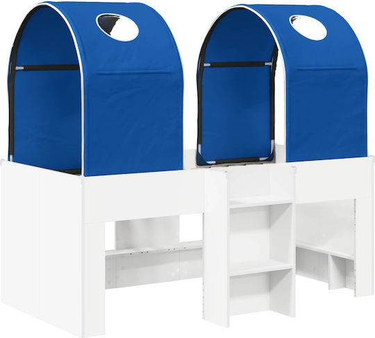 Kids Bed Loft Bed Single White