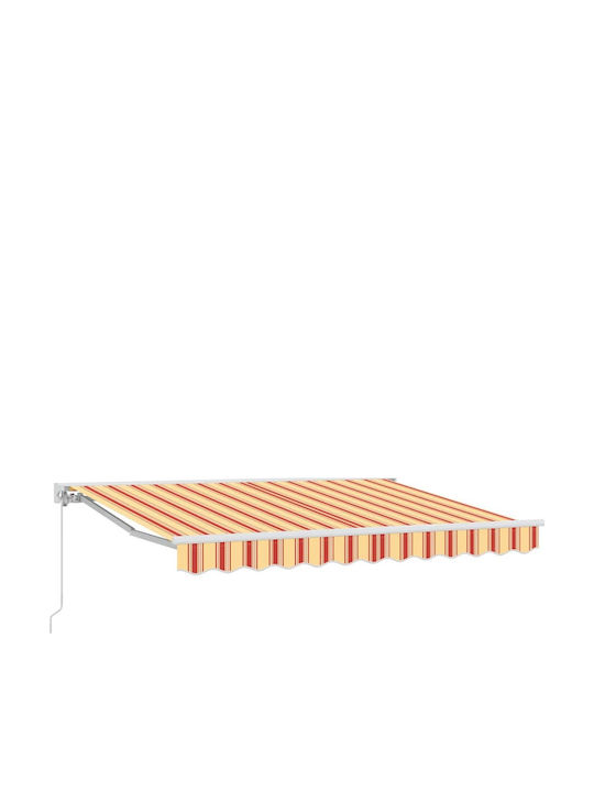 vidaXL Garden Awning Frame with LEDs 3x2m