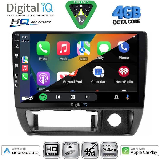 Digital IQ Car Audio System for Suzuki Jimny 1995-2005 (Bluetooth/USB/WiFi/GPS/Apple CarPlay/Android Auto) with 9" Touch Screen