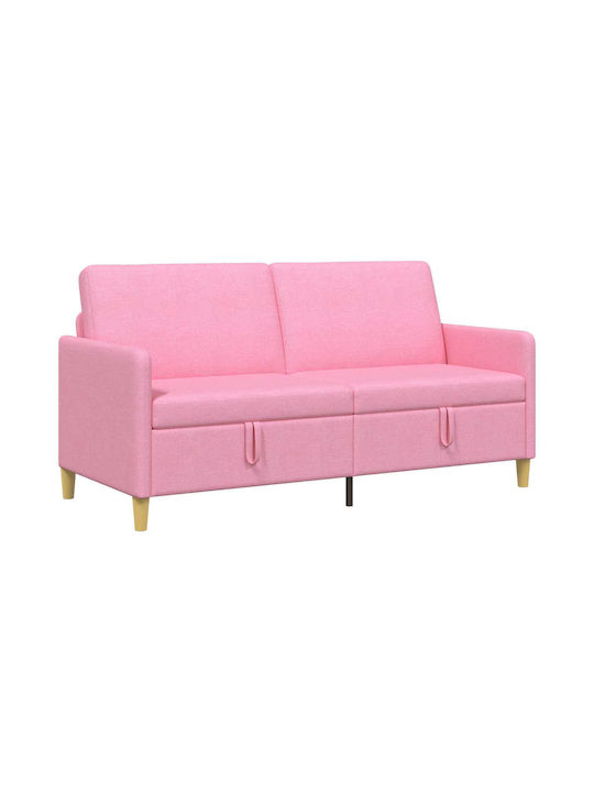 Dreisitzer Sofa mit Stauraum Rosa 172x78x87cm