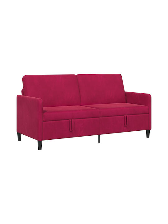 Dreisitzer Sofa mit Stauraum Rote 172x78x87cm
