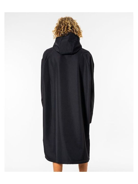 Rip Curl Hooded Πόντσο Θαλάσσης Μαύρο