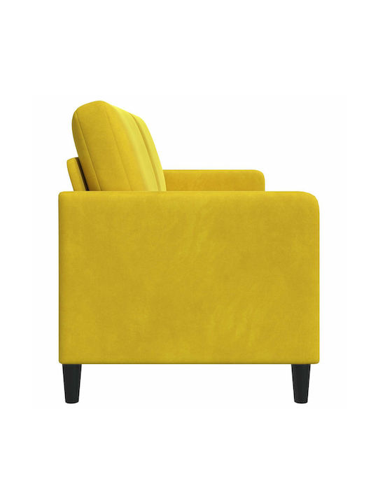 Canapea Cu Trei Locuri Cu Spațiu De Depozitare Galbenă 172x78x87cm