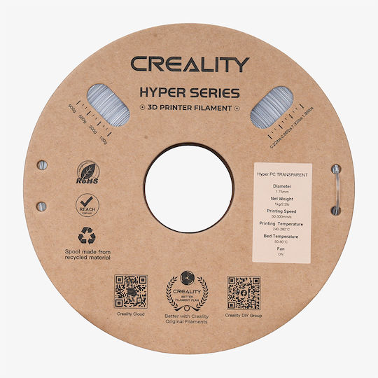 Creality3D Filament Pentru Imprimante 3D Hyper PC 1.75mm 1kg
