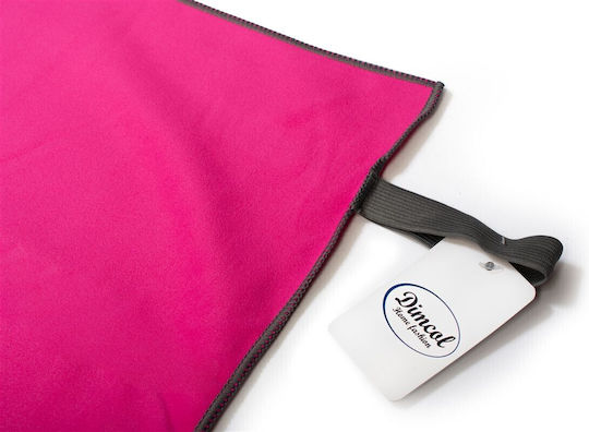 Dimcol Πετσέτα Microfiber Σώματος Φούξια 160x80εκ.