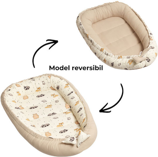 Kidizi Baby-Kissen Nest Beiges 50x90cm