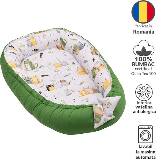 Kidizi Perna Pentru Bebeluși Tip Cuib Wiskers 50x90cm