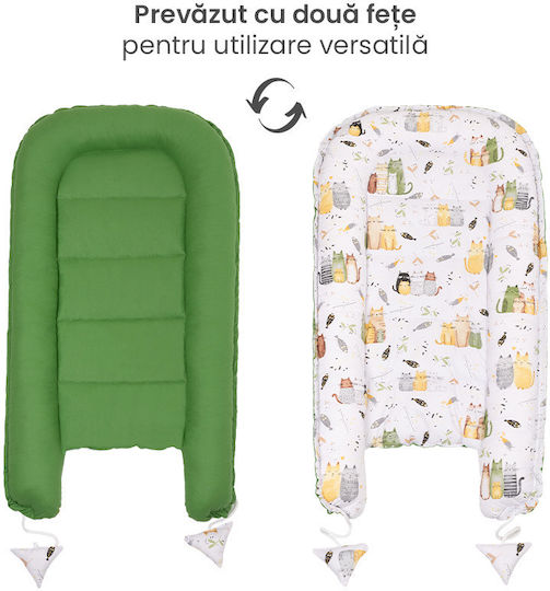 Kidizi Perna Pentru Bebeluși Tip Cuib Wiskers 50x90cm