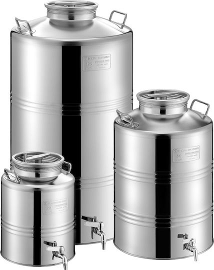 Metal Box Δοχείο Inox 100lt 15019