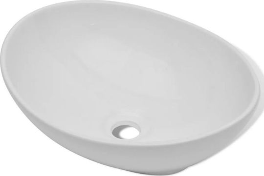 vidaXL Επικαθήμενος Νιπτήρας Κεραμικός 40x33x13.5cm vidaXL Επικαθήμενος Νιπτήρας Κεραμικός 40x33x13.5cm