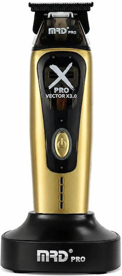 MRD Pro Professional Rechargeable Hair Clipper Gold GMT-999C-GOLD