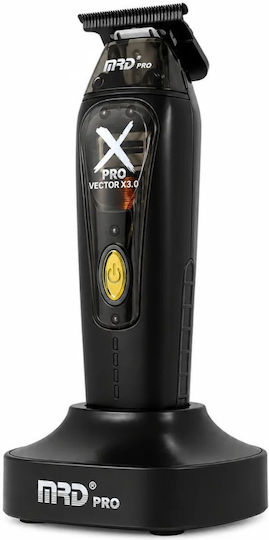 MRD Pro Professional Rechargeable Hair Clipper Black GMT-999C-BLACK
