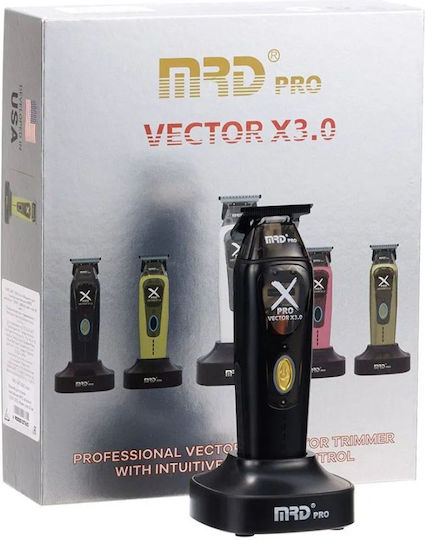 MRD Pro Professional Rechargeable Hair Clipper Black GMT-999C-BLACK