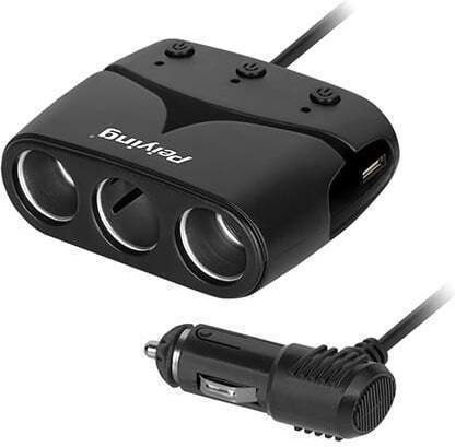 Peiying Auto Zigarettenanzünder & Adapter X3 Usb Kabel