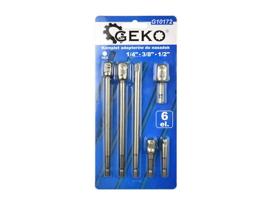 Geko Adapters Set 6 Pieces