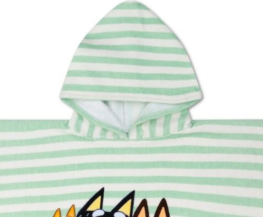 Kid's Hooded Poncho Pool & Beach 100% Cotton Swim Essentials Bluey