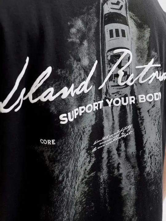 T-shirt Μαύρο