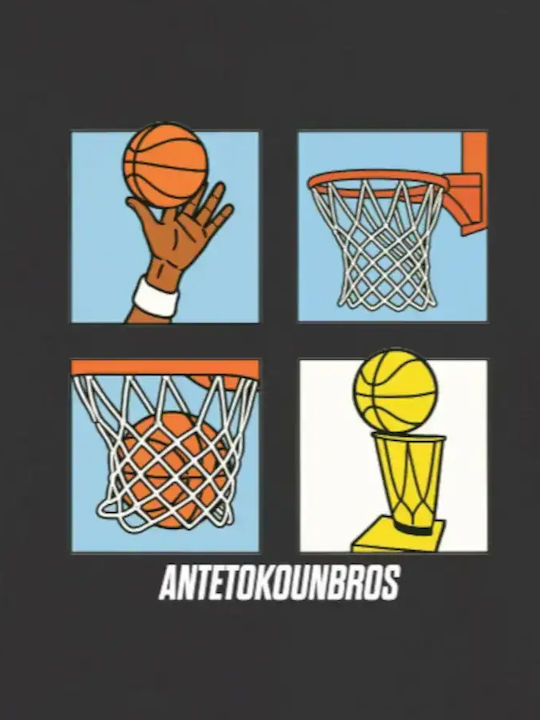 T-shirt Μαυρο