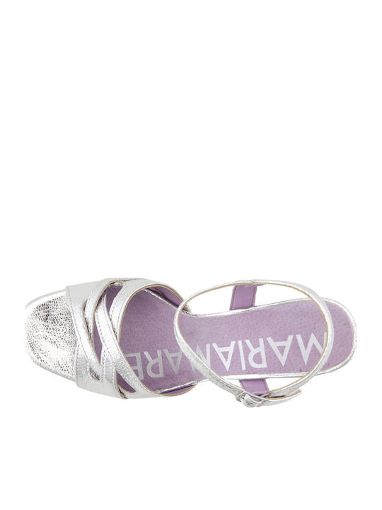 Damen Sandalen Silber