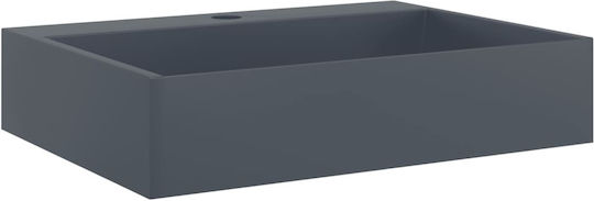 vidaXL An der Wand montiert Wandhängendes / Aufgesetztes Waschbecken Marmor 50x38x11cm vidaXL An der Wand montiert Wandhängendes / Aufgesetztes Waschbecken Marmor 50x38x11cm