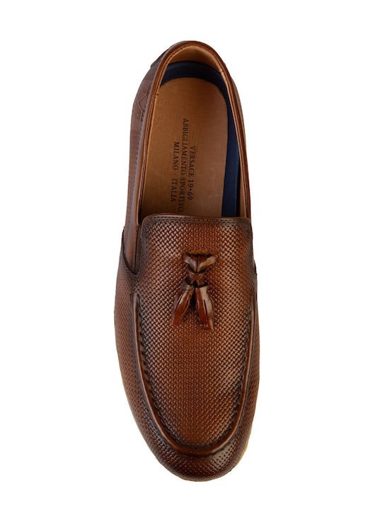 Men's Moccasins in Tabac Brown Colour