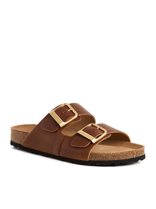 Sandale Casual Damă Anatomici Din Piele Maro