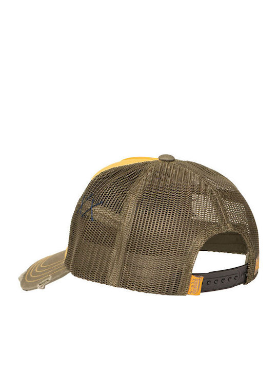 Von Dutch Jockey Camionagiu Mesh Khaki Galben