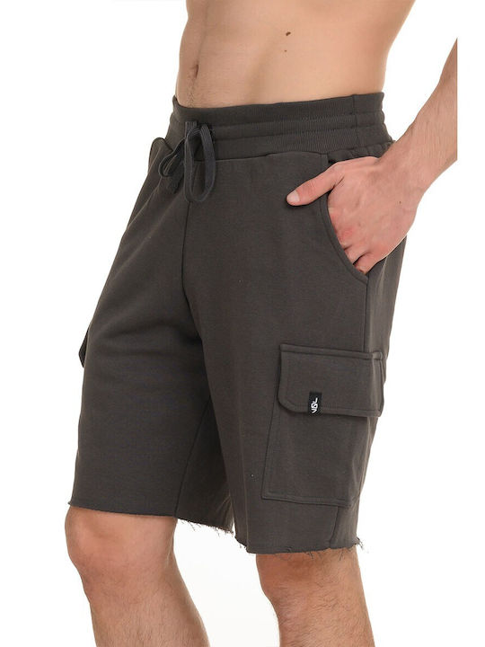 Herren Shorts Cargo Dunkelgrau