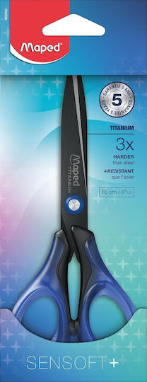 Scissors Maped Premium Sensoft Titanium 16cm 5'' Various Colours Ca48680000