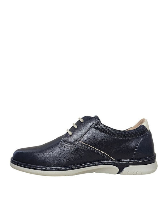 Männer Sneakers Ori Marino 38301-NA-Blau