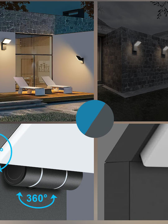 Wandmontiertes Außenbeleuchtung LED IP65 40W Doppelstrahl