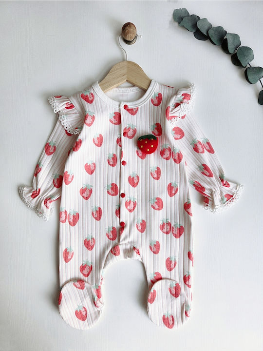SteweHome Baby-Strampler Rote-Rosa-Grüne