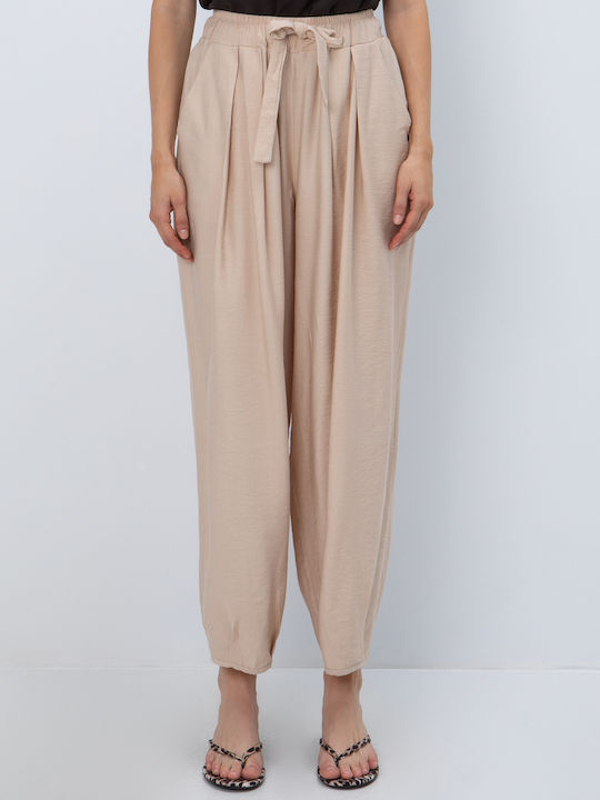 Damen Stoffhose in Balloon Beinform Balloon